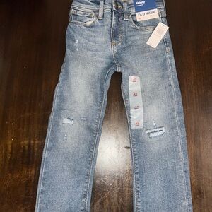 Old Navy Light Blue Distressed Jeans